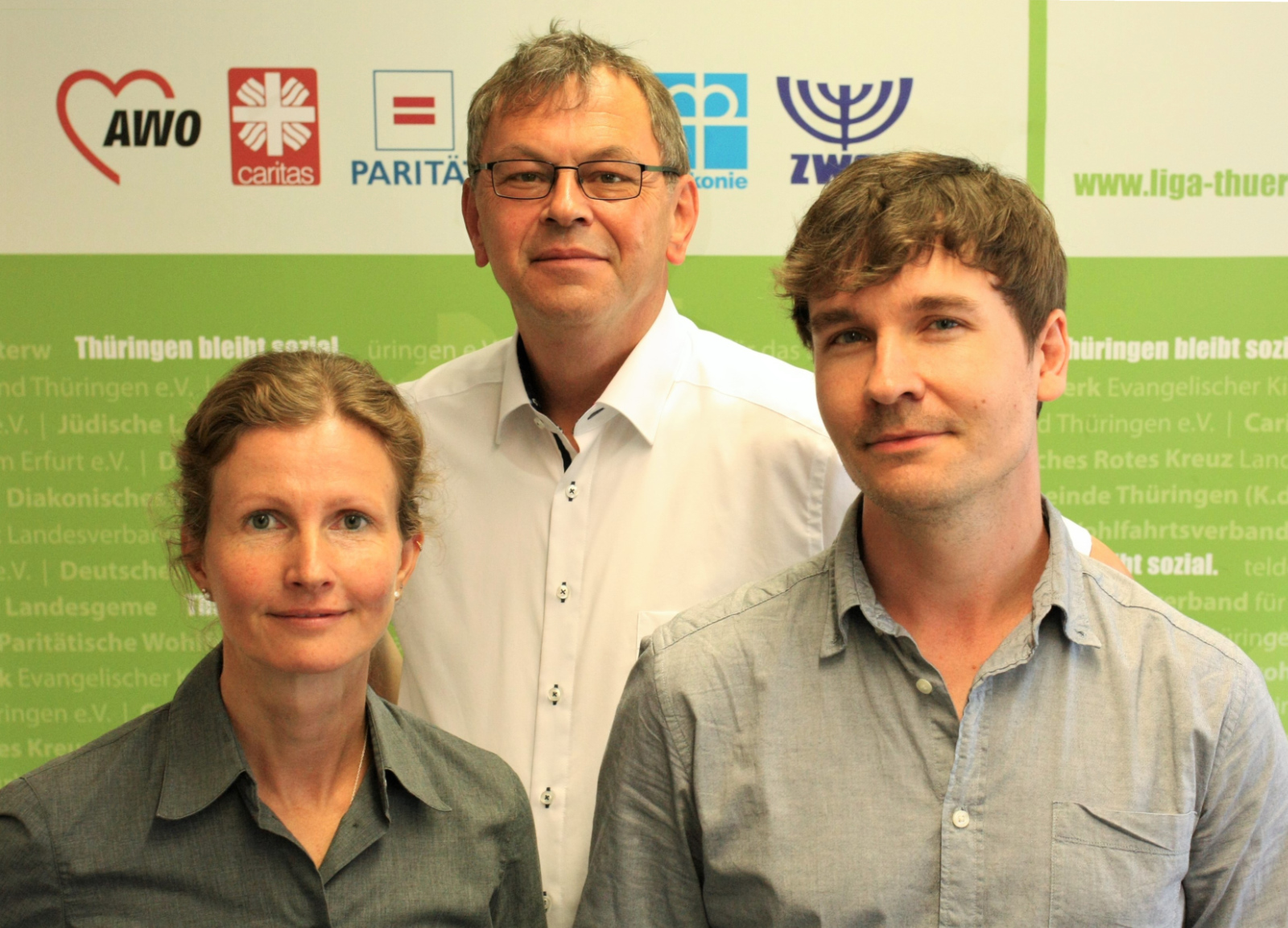 Team der Fachberatungsstelle Anja Draber, Olaf Gelbhaar, Sebastian Rothe